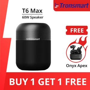 Tronsmart T6 Max истинный беспроводной стерео Bluetooth динамик 60 Вт Bluetooth Колонка домашний кинотеатр динамик s с 20H время воспроизведения, IPX5, NFC