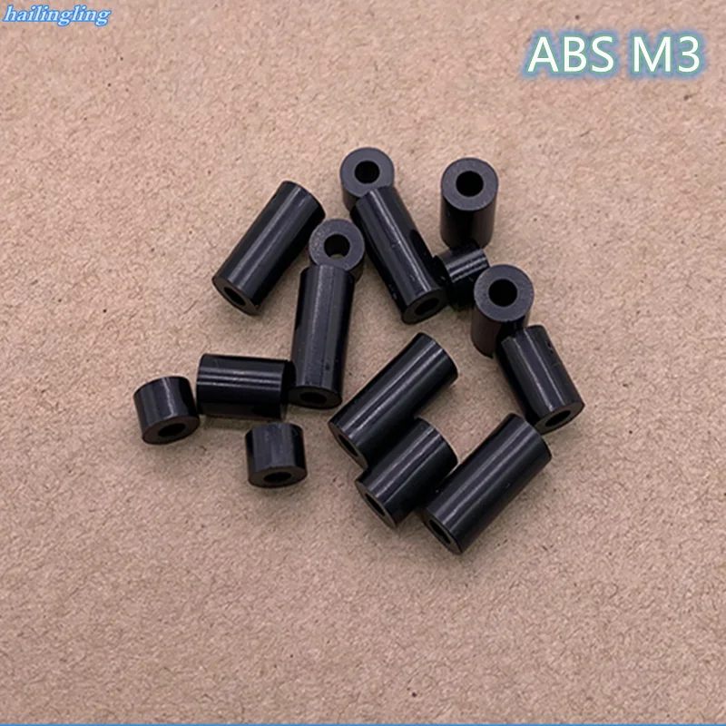 M3 ODxIDxH 100-1000 шт. черная изоляционная пластиковая прокладка нейлоновая прямая