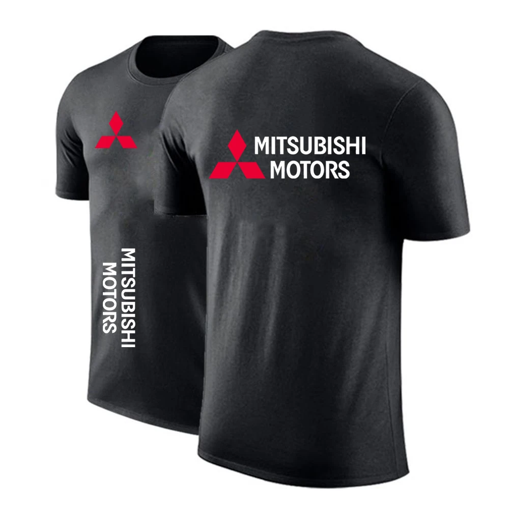 

Mitsubishi Motors 2022 Summer New Round neck Print Short Sleeve Casual Tops Sweatshirts Leisure Harajuku Mens T shirts Tee