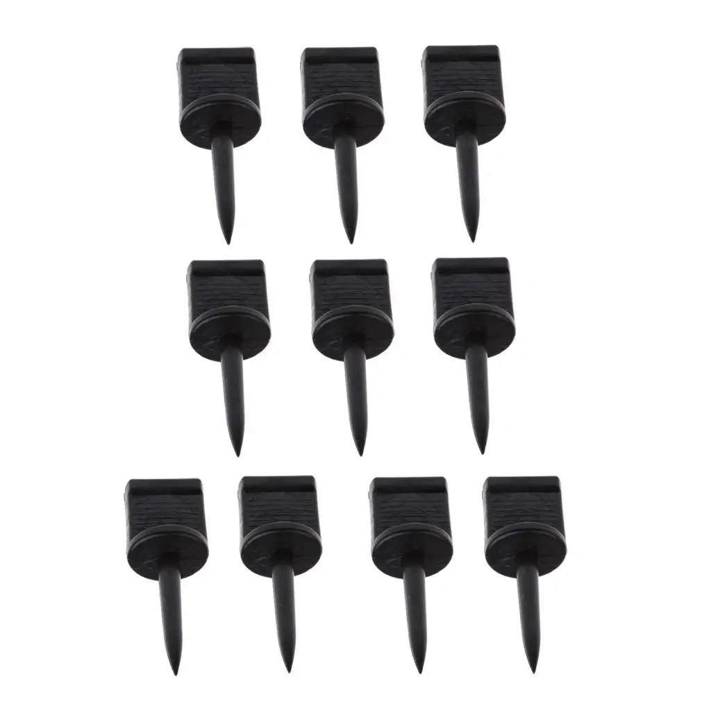 

10pcs Target Pins Accessories Durable -weight Black