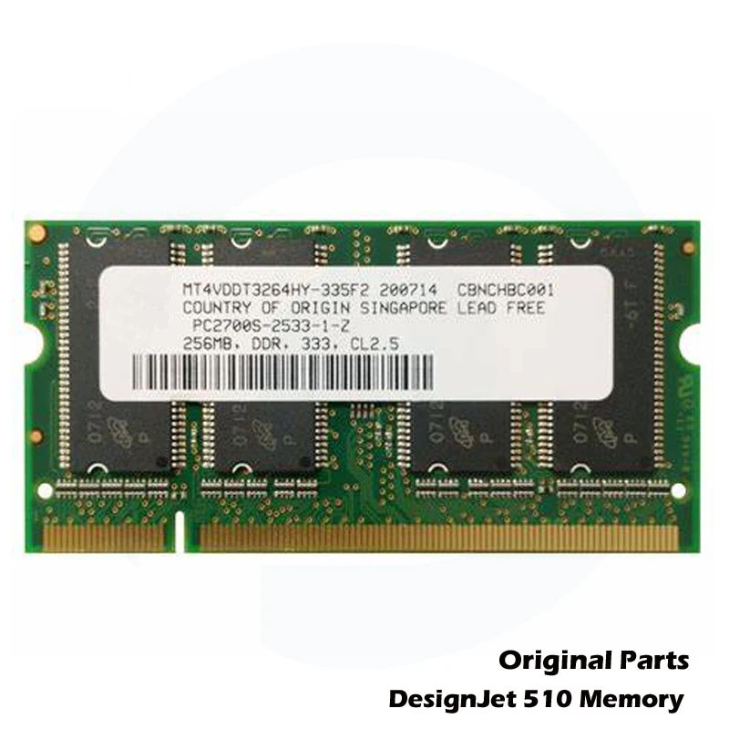 Original New CH336-67011 CH654A For DesignJet 510 Seires memory module 256MB DIMM