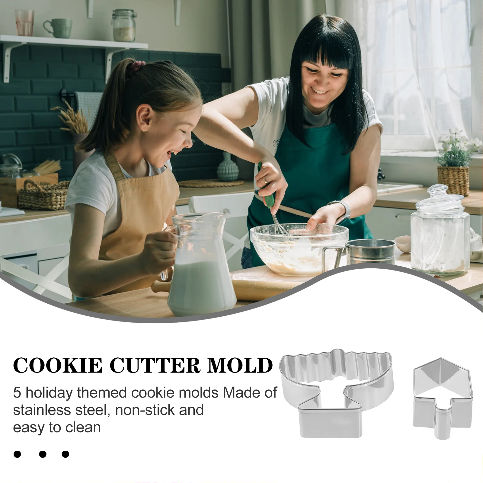 

Cookie Molds Hanukkah Biscuit Baking Menorah Metal Party Chanukah Diy Kitchen Tools Steel Stainless Games Accessories Cooking