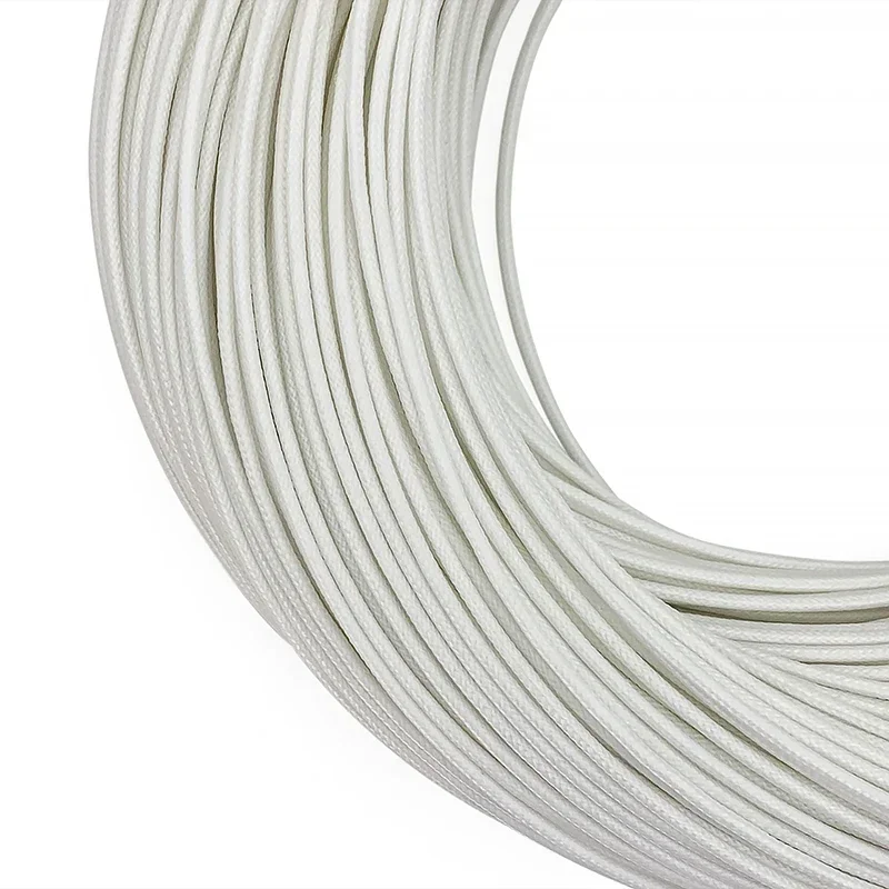 200 градусов C плетеная оболочка из стекловолокна изоляционная 1 м проволочная