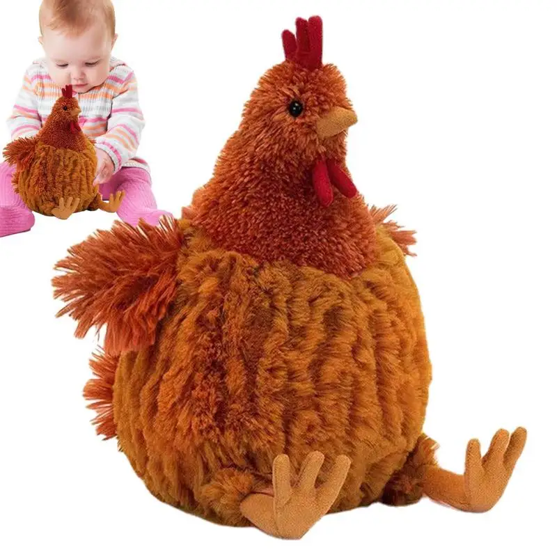 

Cecil Chick Plush Toys 23cm Cute Soft Stuffed Animal Doll Chicken Home Room Decorations For Kid Birthday Christmas Gifts