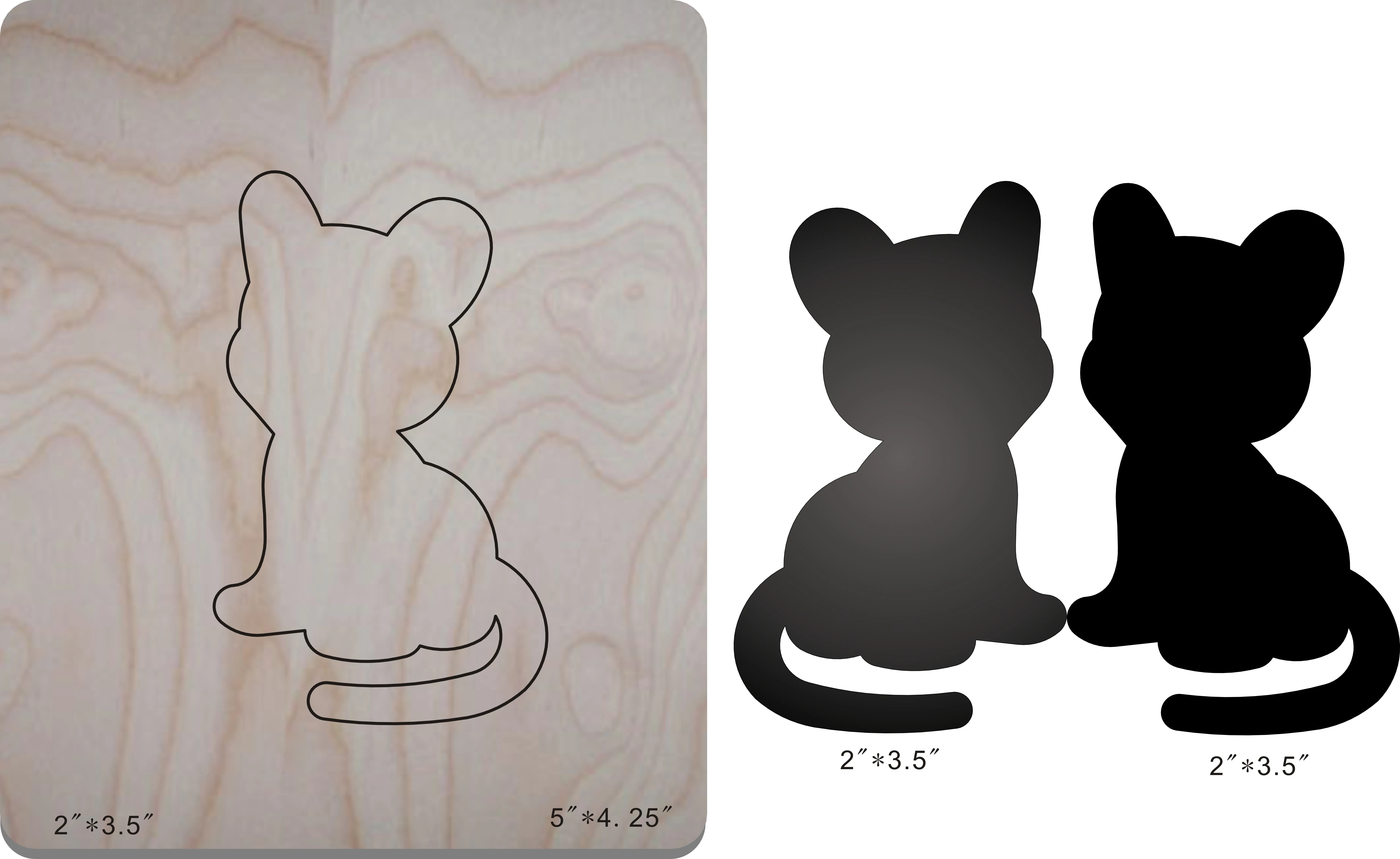 

MY701 cat cutter die cutting is compatible with most machines.