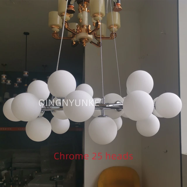 

Люстра LOVING LAMPA стеклянная круглая 120В