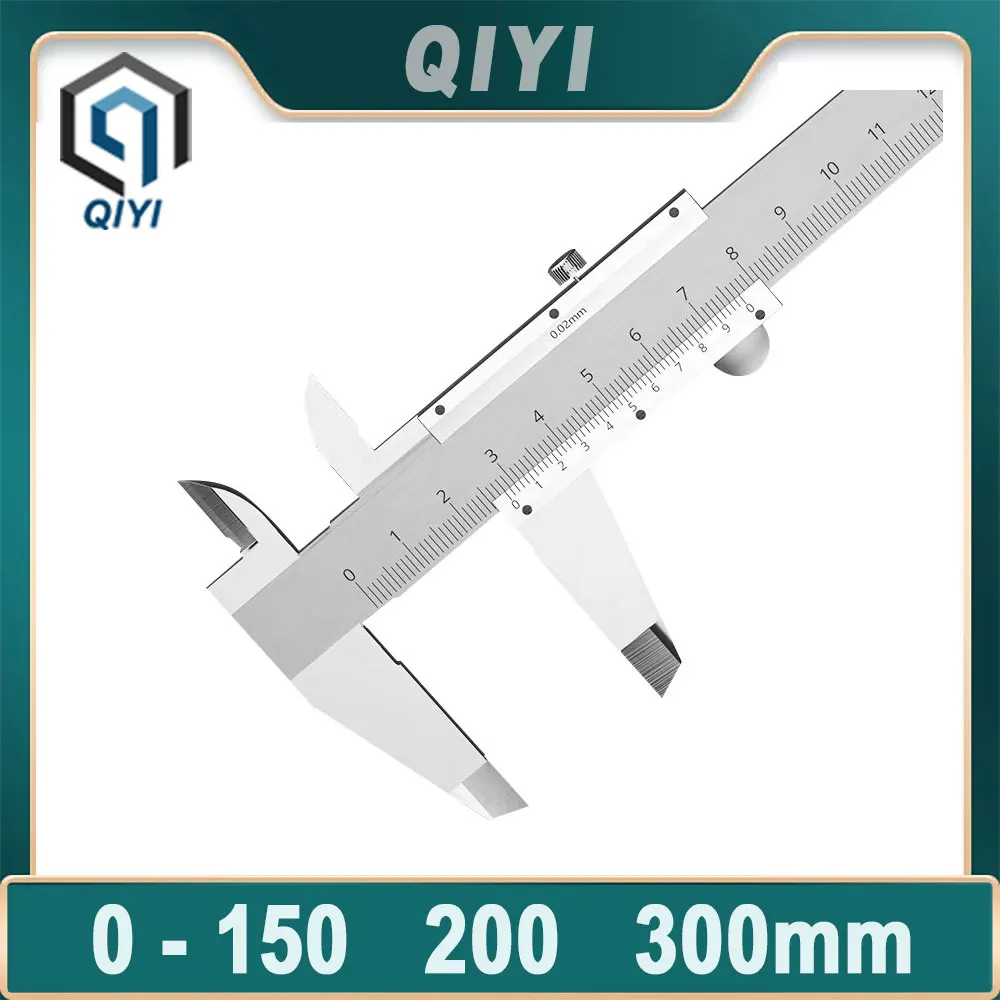 

0-150mm 0-200mm 0-300mm Calipers Vernier Caliper Precision 0.02mm Stainless Steel Gauge Measuring Instrument Tools Micrometer
