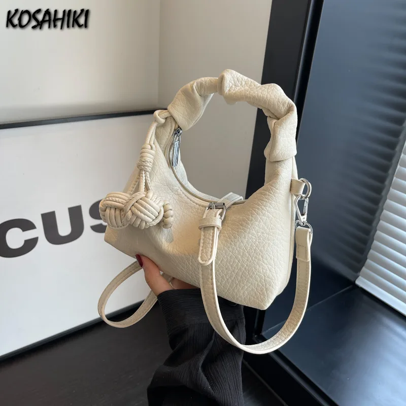 Модные милые сумочки Y2k в эстетике подходящая ко всему винтажная простая сумка