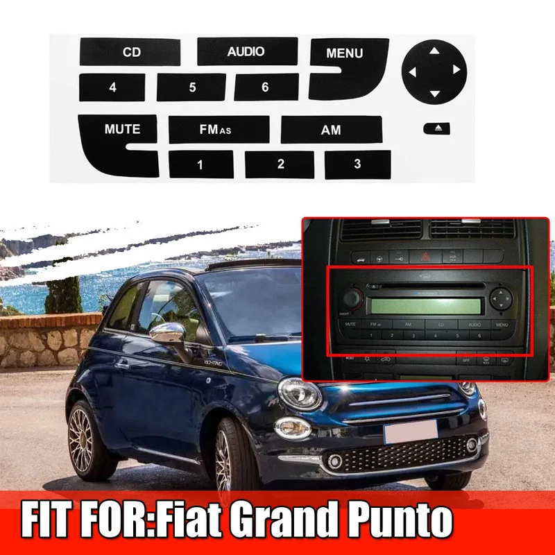 

Наклейки для ремонта автомобильных пуговиц для Fiat Grand Punto