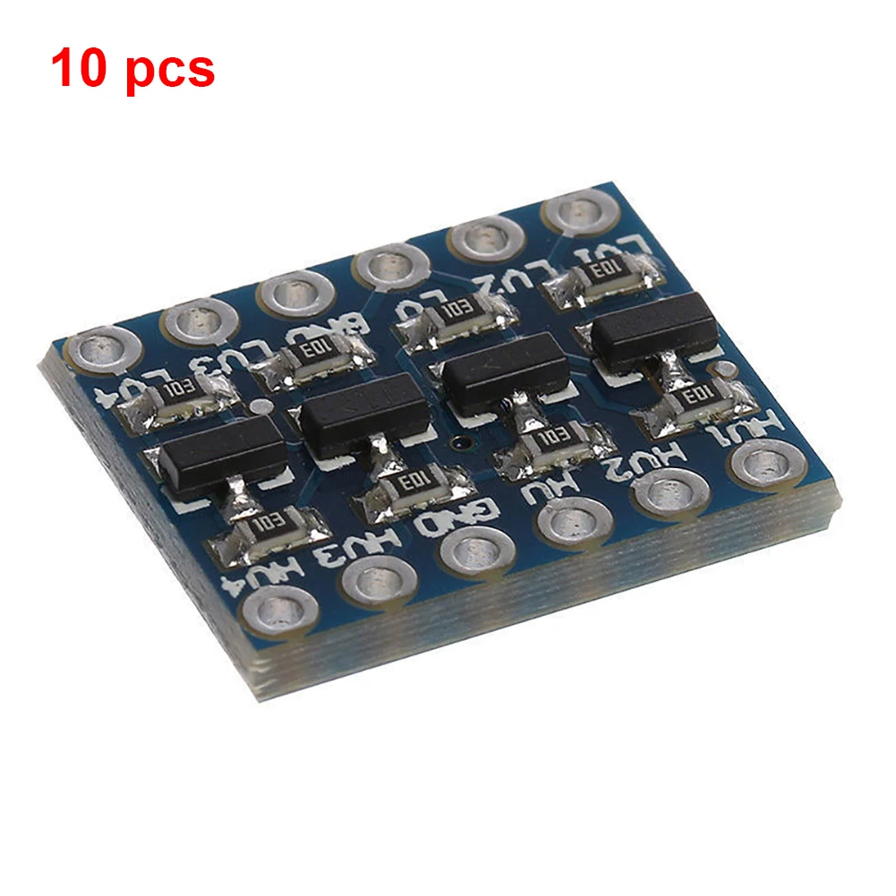 

10pcs Integrated Circuit Logic Level Convert Mini IIC I2C 4 Channel Practical Accessories 5V To 3.3V Bi Directional Module