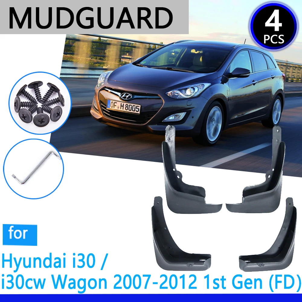 Брызговики подходят для Hyundai i30 i30cw Wagon 2007 ~ 2012 FD 2008 2009 2010 2011 автомобильные