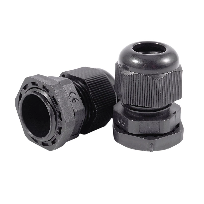 

500 X Black Plastic Waterproof Connector PG11 5-10Mm Diameter Cable Gland