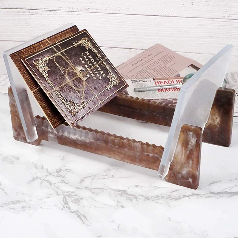 Держатель виниловой пластины форма для книжной полки силиконовая стеллаж