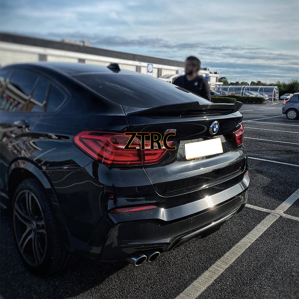 Автомобильный спойлер для BMW X4 F26/X4M PSM Стиль Настоящее углеродное волокно