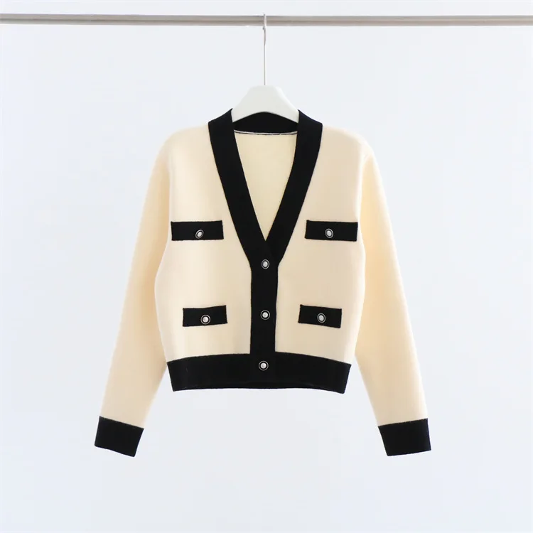 Aoangora Siping 2-Pin классический вязаный кардиган осень и зима свитер верхняя одежда