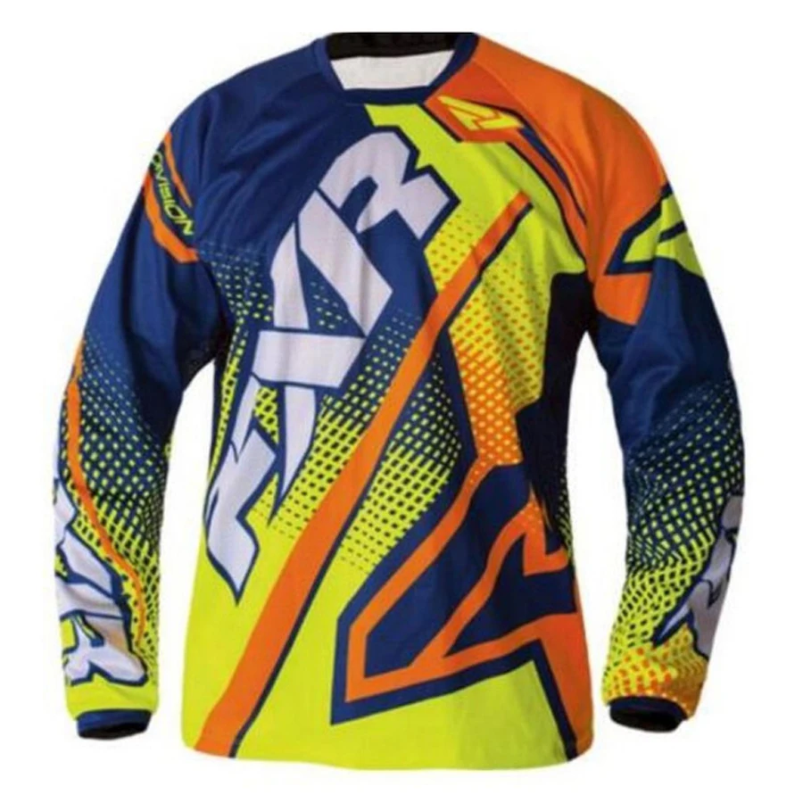 

FXR Downhill Jersey Motocross Shirt Mountain Bike Off Road Motorcycles Racing T-shirt Polera Mtb Jersey Long Sleeve Sports Shirt