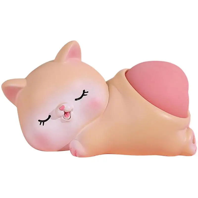 

Милая Свинья Панда Кролик котенок Q версия кавайная задница спальный маленький орнамент забавные игрушки для автомобиля