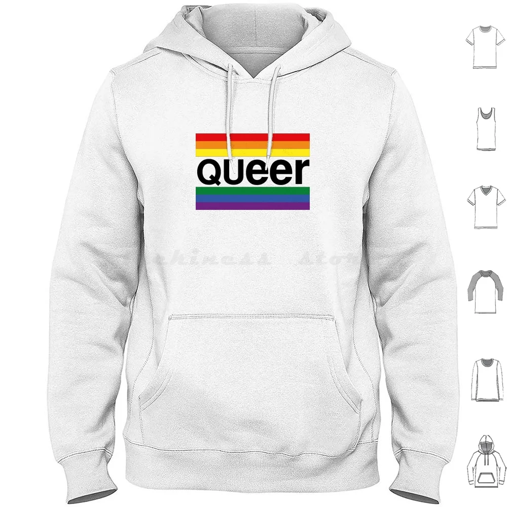 

Queer Flag Pride Revoltion Love Hoodies Long Sleeve Revolution Love Bisexual Flag Pride Intersex Queer Love Is Love