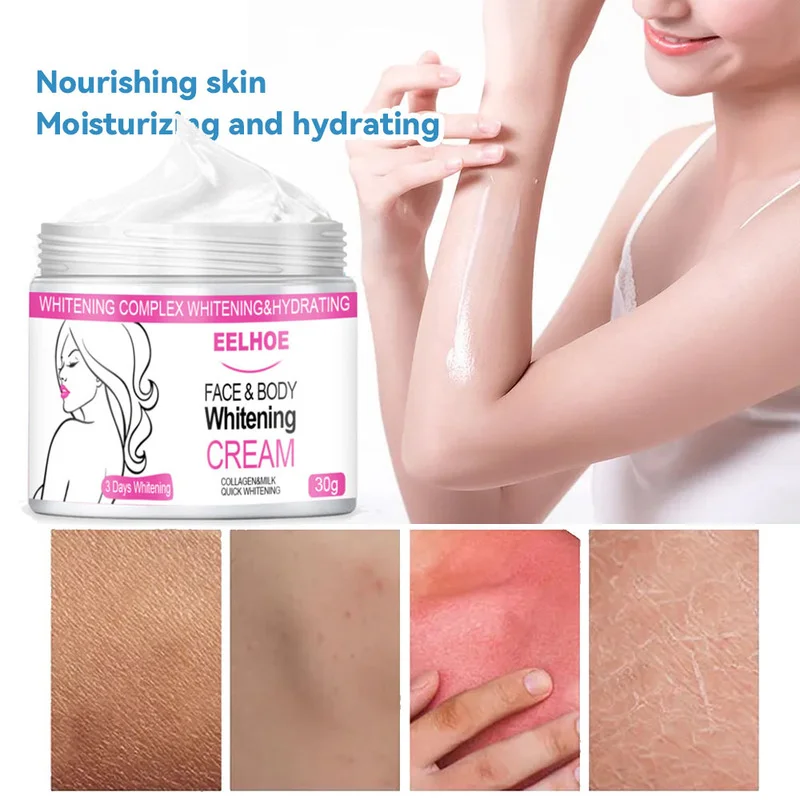 

Body Moisturizing Whitening Cream Underarm Knee Dark Skin Bleaching Cream Brightening Dry Skin Body Lotion Skin Care Cremes