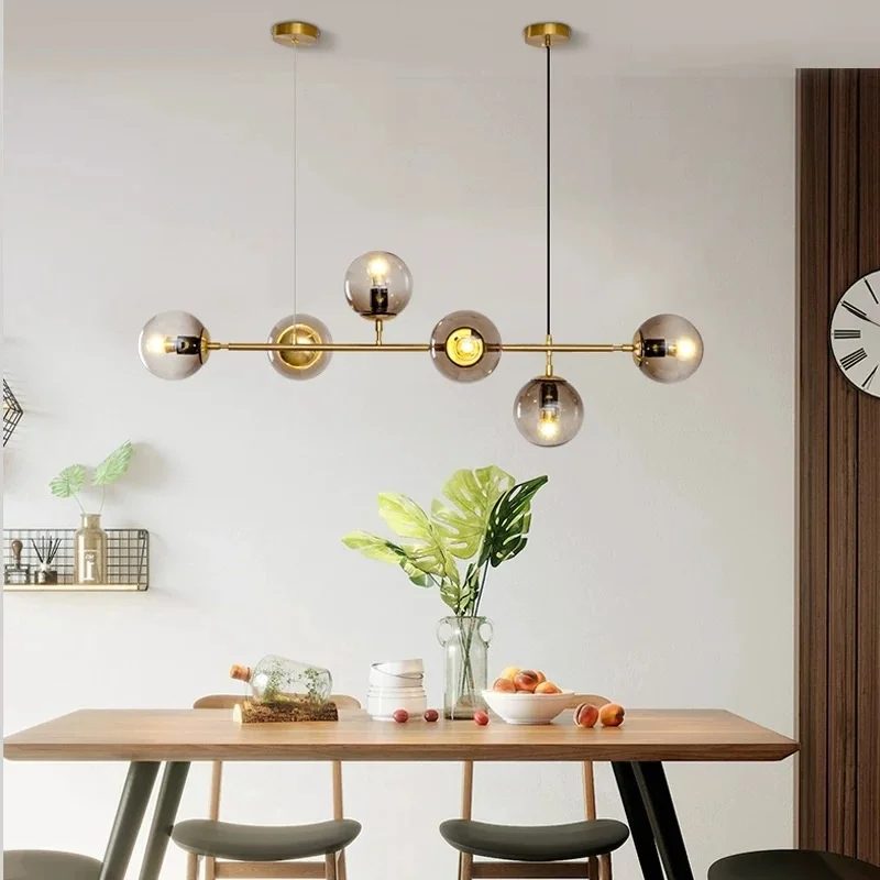 

black pendant lamp ceiling hanging lamps chandelier spider led fixtures residential ceiling decoration kitchen island