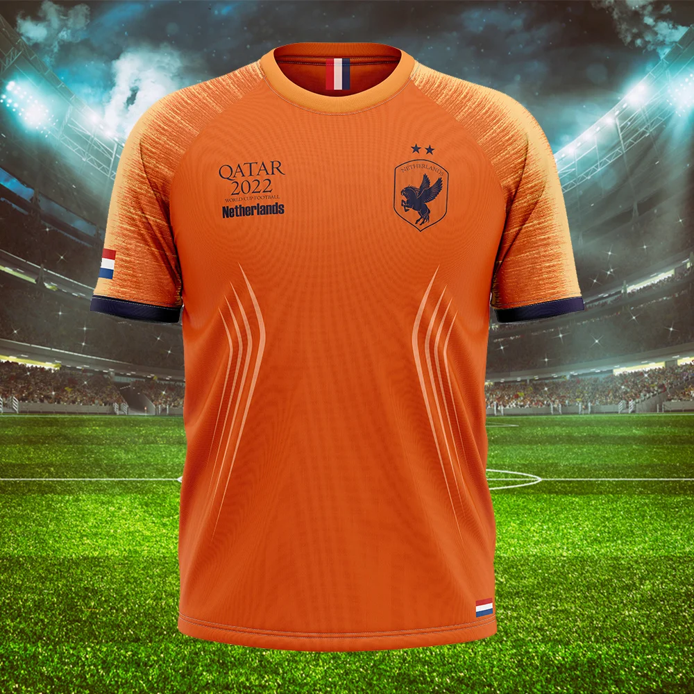

Netherlands Men T-shirts Football Jersey Oversized T Shirt for Men Brand Man Tshirt Football Team Shirt Casual Streetwear Top