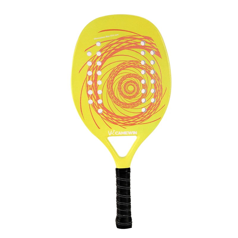 Beach Tennis Racket Professional Carbon Antiskid Fiber Soft Face Tennis Racquet with Protective Bag Cover for Entertainment