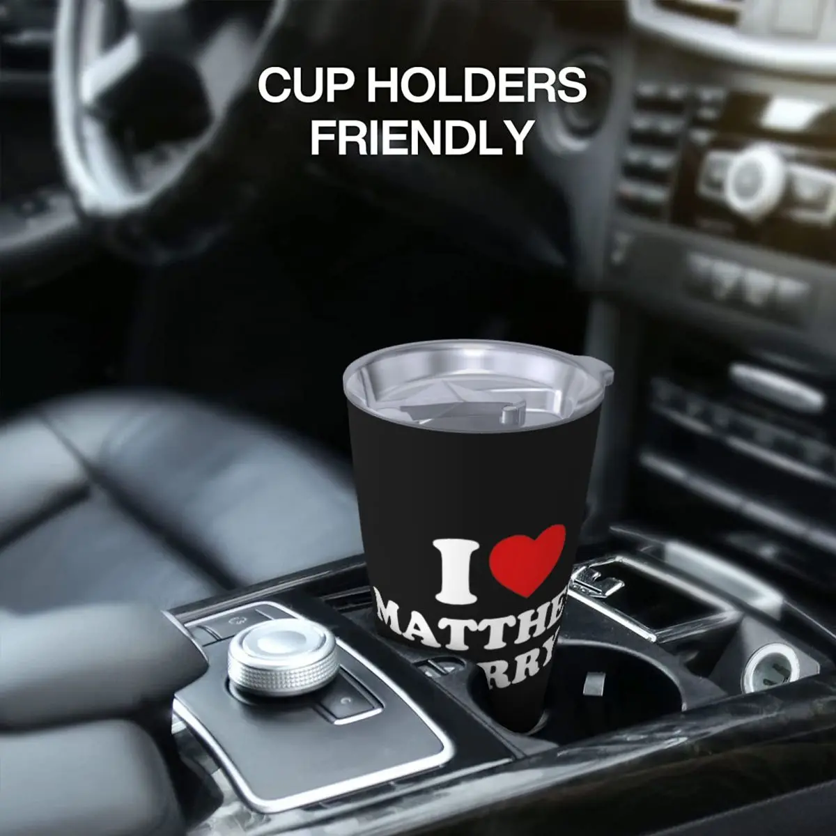 Я люблю Мэтью Перри стакан вакуумная Изолированная Термокружка с крышкой