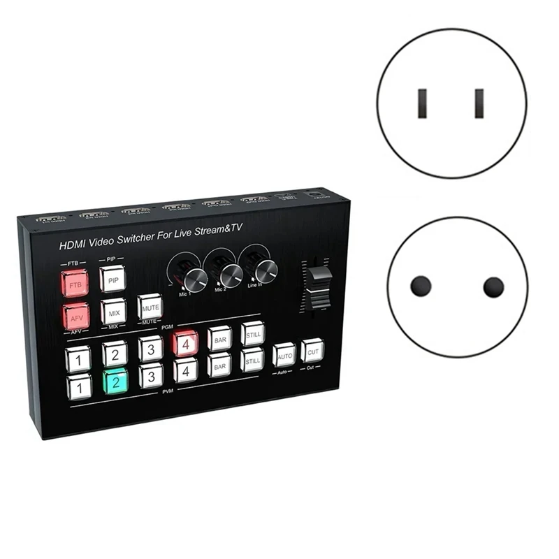 4K 4HD-совместимый микшер-переключатель видео бесшовный переключатель для