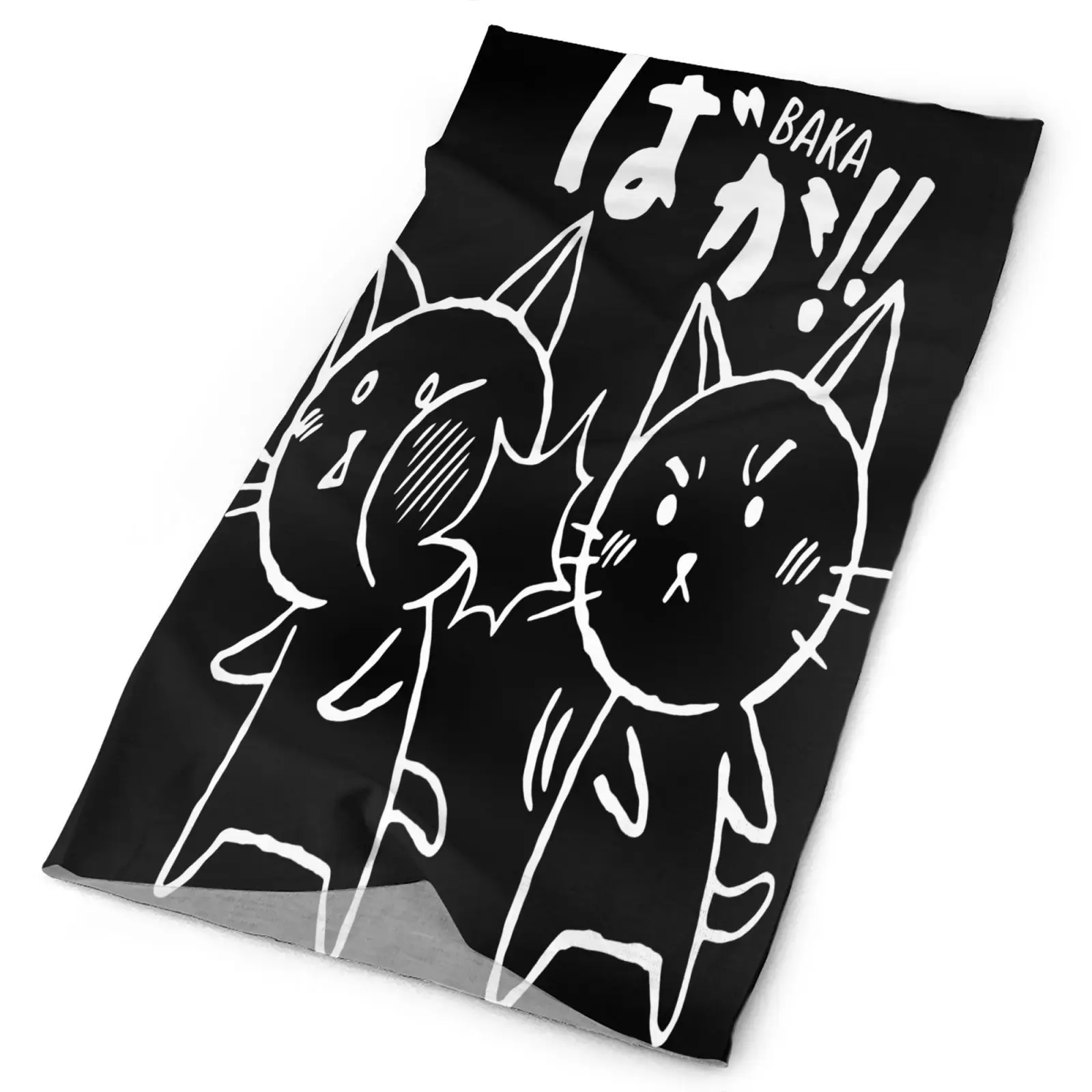 

Baka Cat Slap Otaku Custom 6653 Men's Bandana Bandana Headband Scarf Women Running Accessories Face Mask Tourism Mask Military