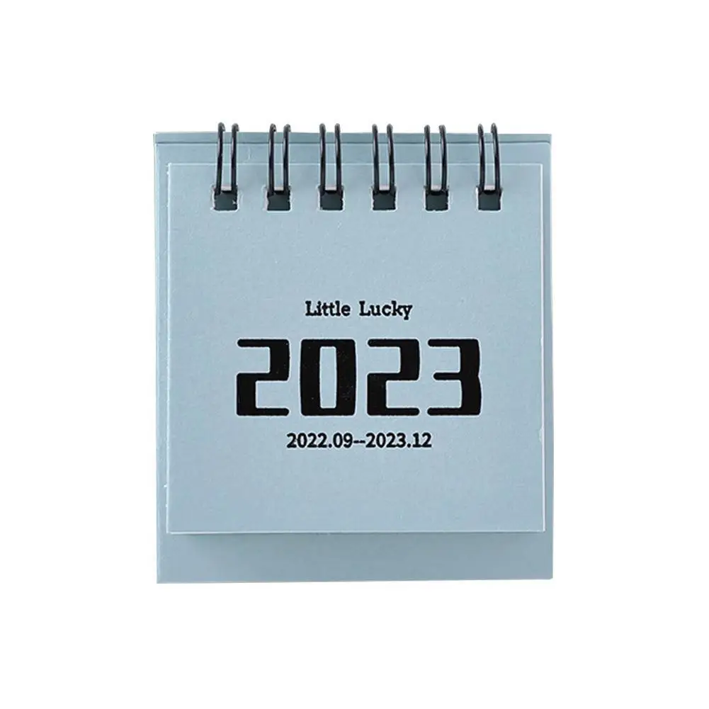 

2023 Creative Mini Desk Calendar Simple Ins Style Small Art Desktop Student Small And Small Ornaments Calendar Fresh Litera N2Z9