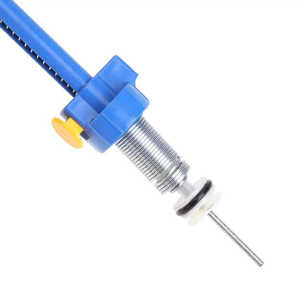 

Welding Sucker With 2 Pcs Nozzles Soldering Remover 330mm Long 30mm Diameter Blue ABS+Metal Desoldering Pump Welding Tool Parts
