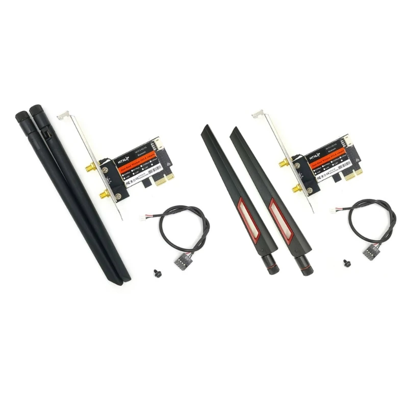 

Беспроводная карта 1200M, адаптер Wi-Fi 7260AC, стандартная Wlan-карта PCI-E X1 X16 pcie, Wi-Fi-адаптер, карта