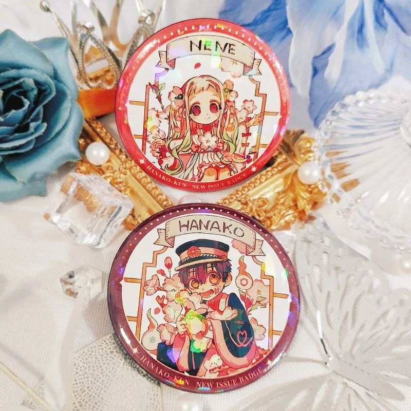 

Toilet Bound Hanako Kun Anime Badge Yashiro Nene Yugi Amane Round Brooch Cartoon Goods Bag Pendent Decor Accessories Collection