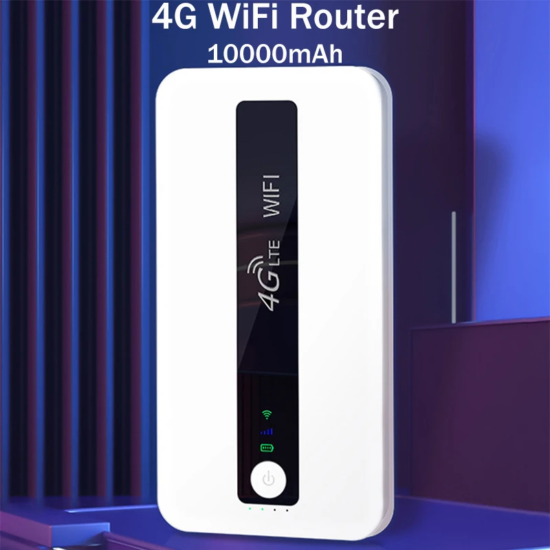 Wi-Fi-роутер портативный, 2,4 ГГц, 10000 Мбит/с, мАч