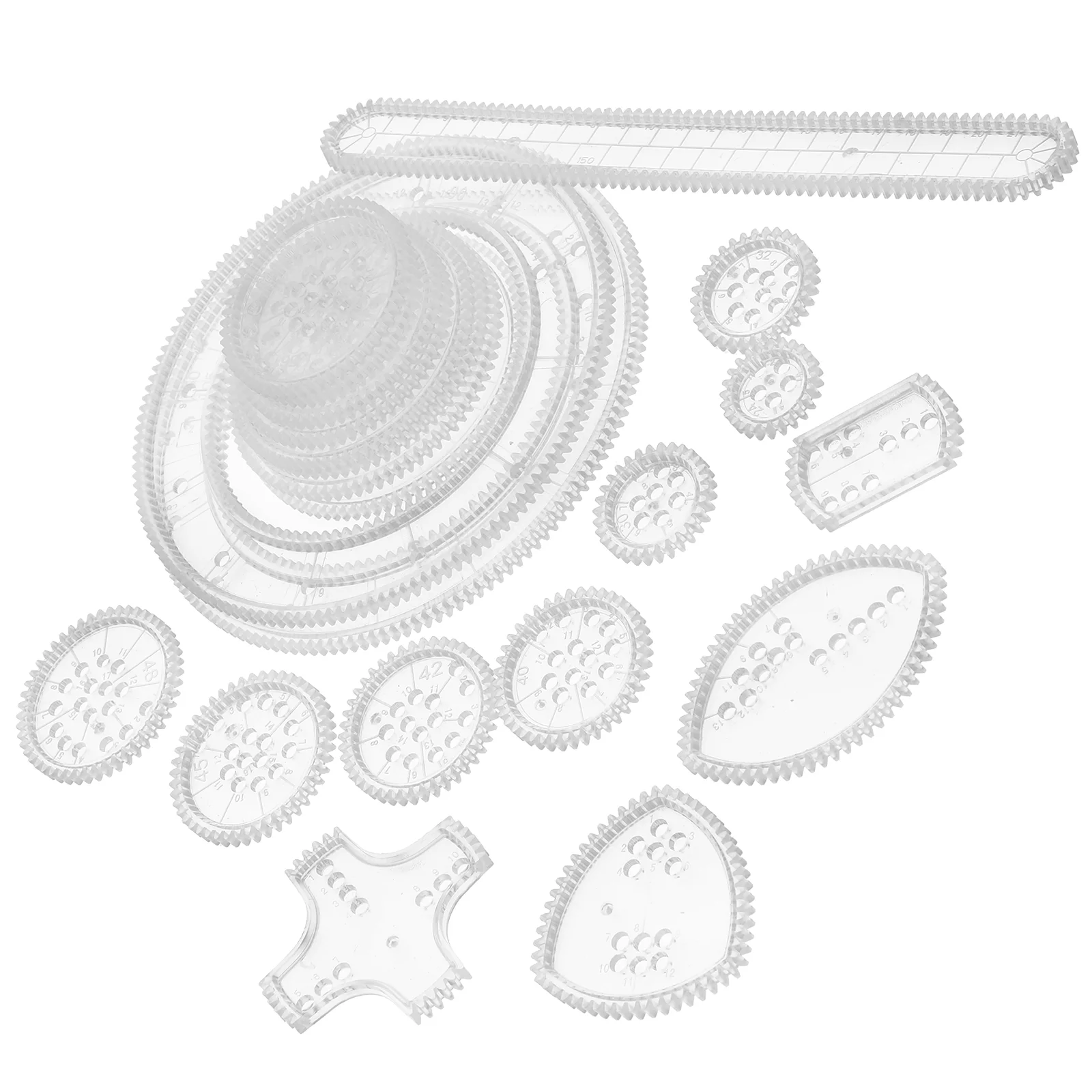 Круглая линейка для рисования трафареты инструмент мандалы детский красочный