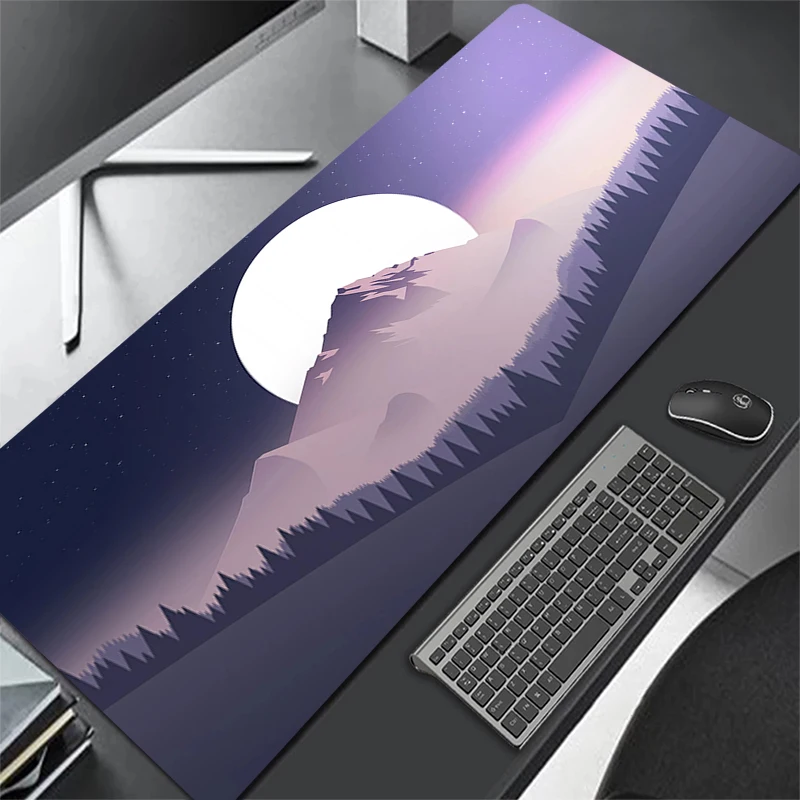 

Moon Pad Mousepad Gamer Office Mat Mouse Pad Gaming Room Accessories Desk Mat Art Keyboard Desk Mats 900x400MM Mausepad Company