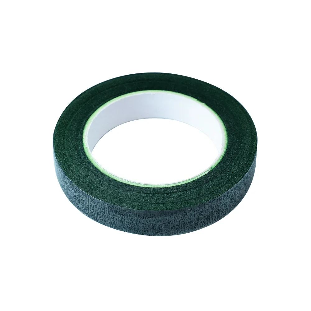 

Самоклеящаяся бумажная лента для цветов темно-зеленая 20 м