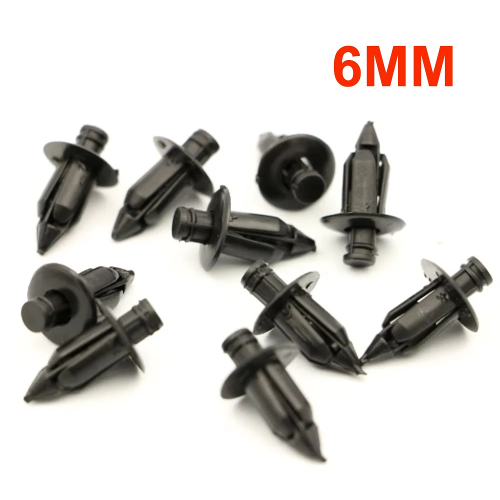 

Заклепки 4 мм для мотоцикла, обтекатель кузова, отделка панели, крепежные винтовые зажимы, универсальные для Suzuki, Honda, Yamaha, Ducati