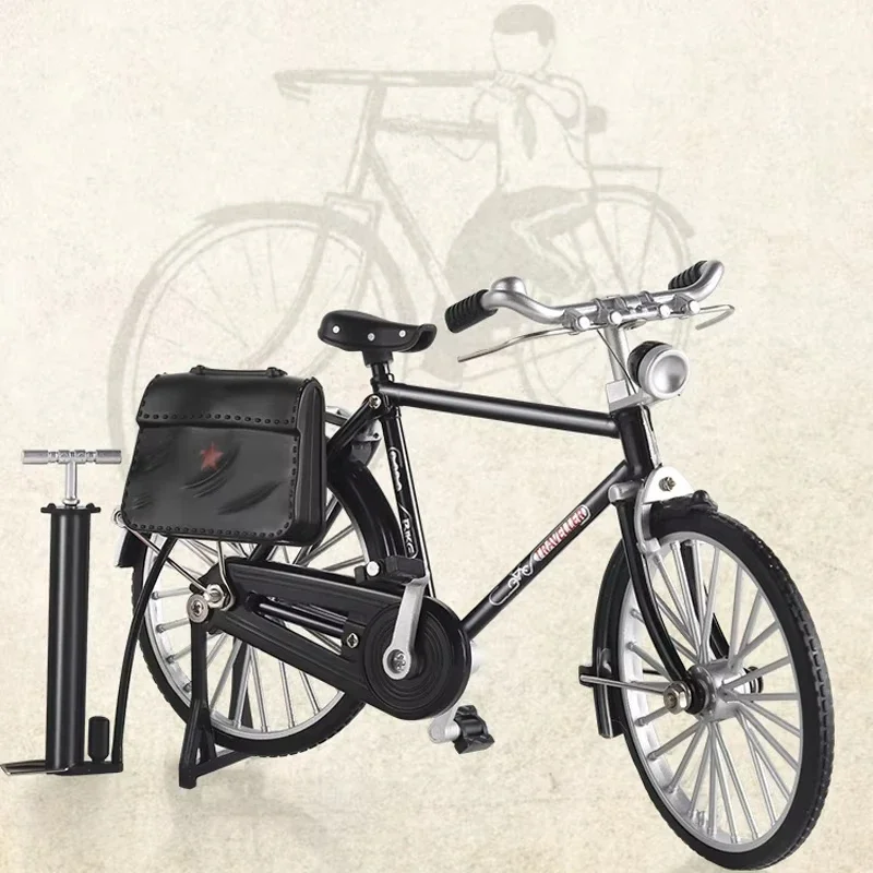 Ретро модель велосипеда с двумя восемями декор для рабочего стола маленькое