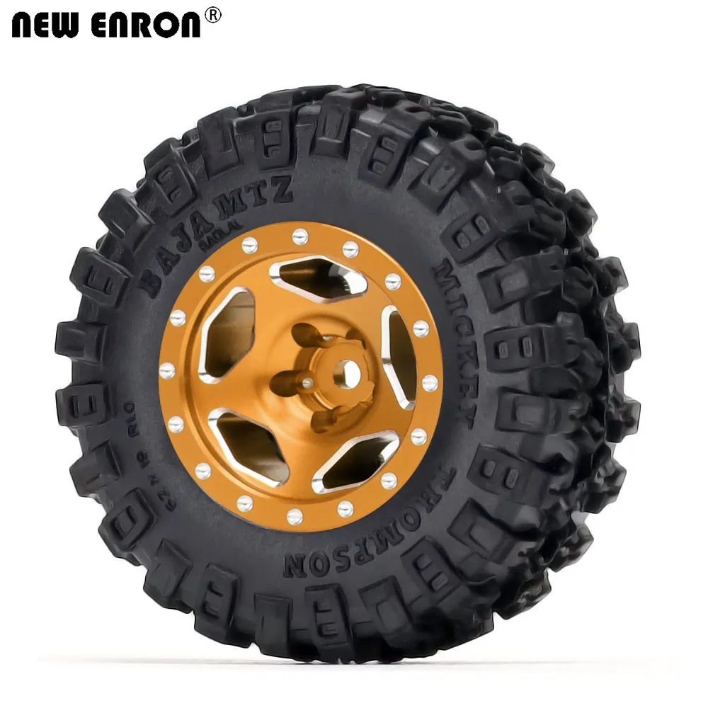 Ступица обода колеса 52*19 мм Шина 1 0 дюйма для RC CRAWLER CAR 1/24 Axial SCX24 Chevrolet C10 B-17 Betty FMS FCX24