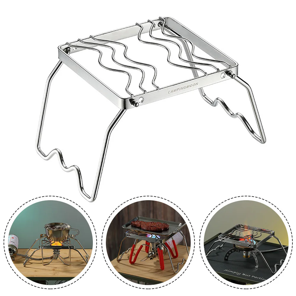 

Outdoor Mini Grill Portable Camping Picnic Cooking Stainless Steel Grills With Tote Bag Hiking Picnics Garden Parties Equipment