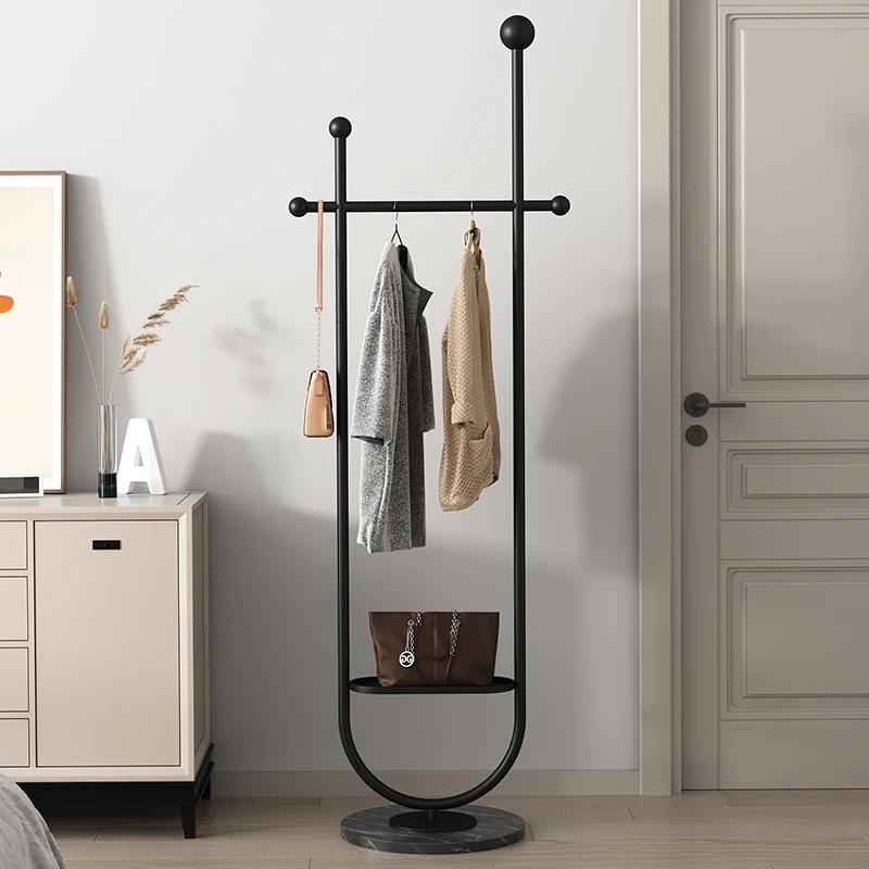 

Light Luxury Coat Rack Floor Bedroom and Household Simple Room Clothes Storage Clothes Rack
