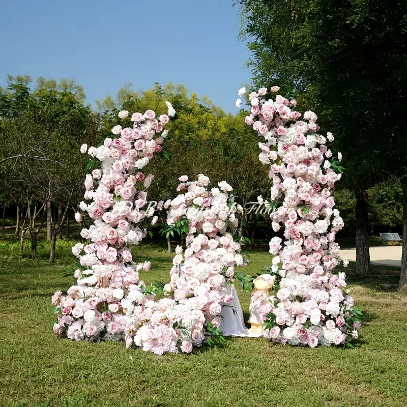 Искусственный Свадебный Цветочный свод DKB 1 9-1 8 м Цветочная композиция розовая