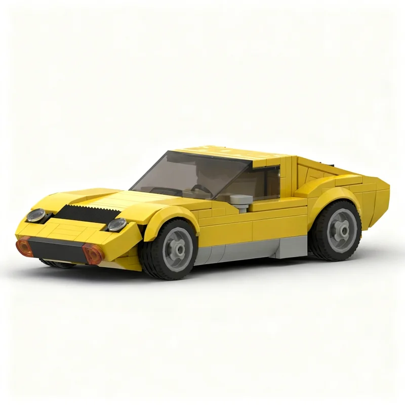 281 шт. MOC City Champions Lambo Miura P400, модель из строительных блоков, игрушки, подарок на день рождения, 3D-конструктор, креативная коллекция, декоративные кирпичики. (art.: 3920dd06d68d7) - 3920dd06d68d7