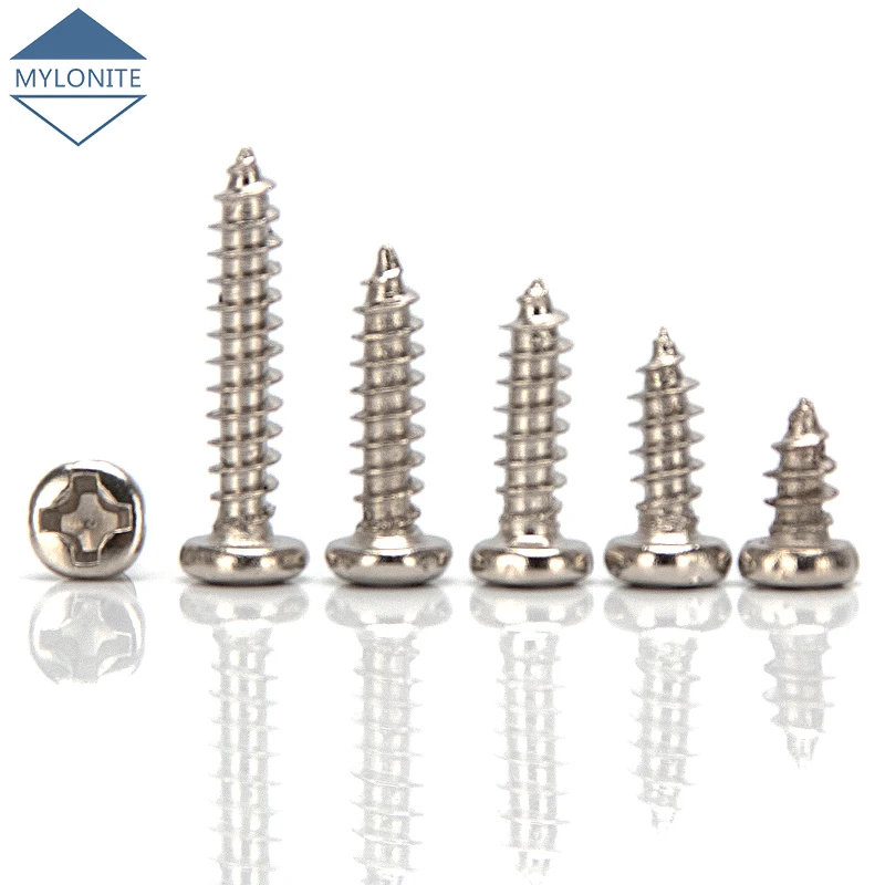 

Саморез с никелированным крестообразным покрытием, круглая головка, утопленные крестообразные винты, метрические болты длиной 3 мм-25 мм