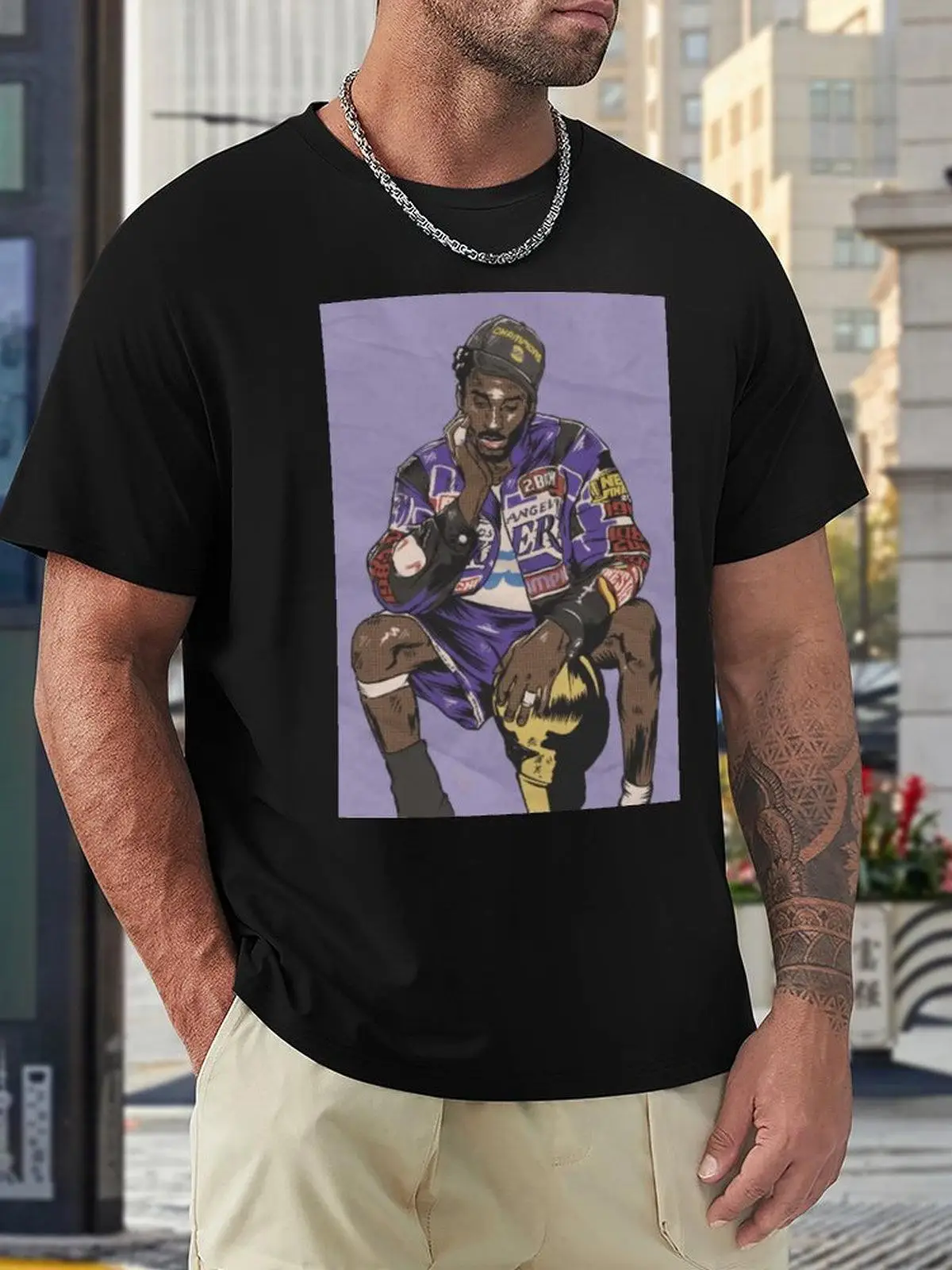 Bg Baseball Jerseys Legend 8-24 Mamba Jersey Outdoor Sportswear Embroidery  Sewing Street Culture Purple Yellow Split Style - Baseball Jerseys -  AliExpress