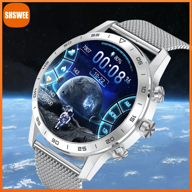 

Мужские Смарт-часы для Xiaomi Huawei, часы с Bluetooth для звонков, водонепроницаемые Смарт-часы с пульсометром, спортивные часы, фитнес-часы для Android и ...