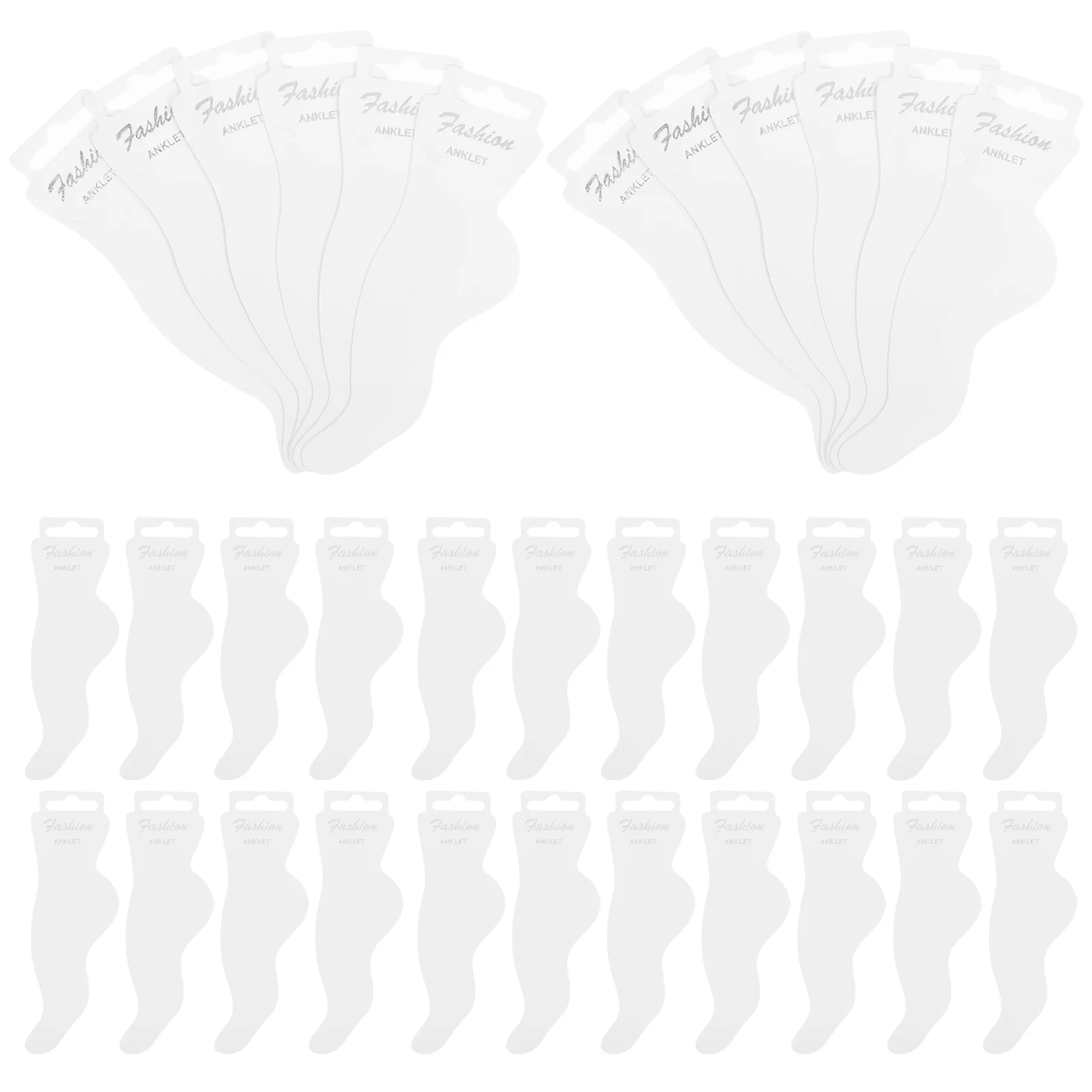 

100 шт. вешалка для пальто, ножные браслеты из белой бумаги, открытки для ювелирных изделий, браслетов, ожерелий, продажа колец на палец, бумажные браслеты, белые бирки