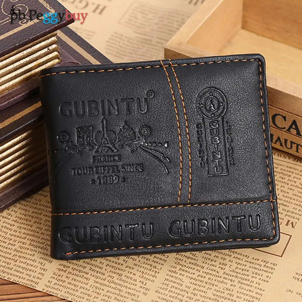 

Men Casual Small Money Purses Wallets Leather Bifold Wallet Credit Card Receipt Holder Coin Bag Zipper Small Money Clutch Purse