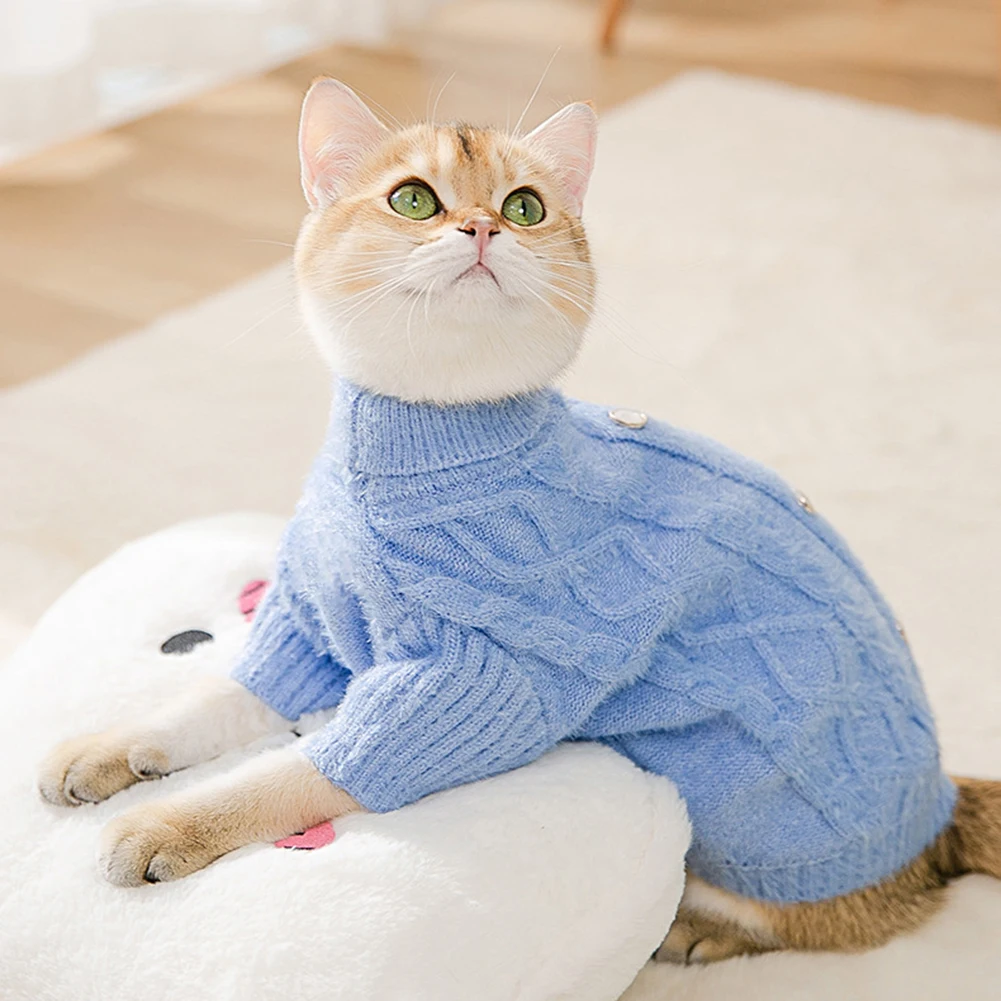 

Водолазка трикотажная для собак Удобная двухногая Термальная Толстовка для собак моющаяся одежда для котят и щенков праздничное украшение...